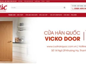 Thiết kế website cửa Hàn Quốc