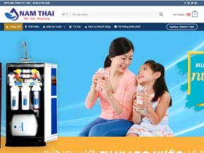 Thiết kế website máy lọc nước Nam Thái