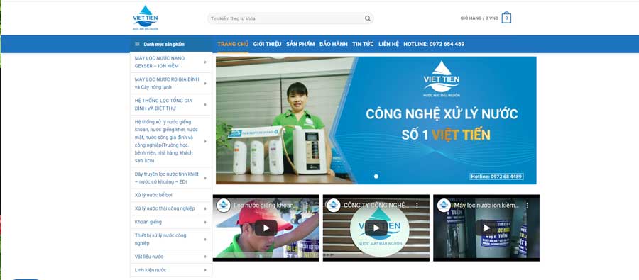 Thiết kế website máy lọc nước 1 Thiết kế website máy lọc nước