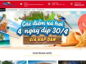 Thiết kế website du lịch 5