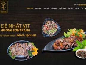 Thiết kế website nhà hàng 6