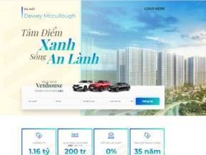 Thiết kế landing page Bất Động Sản 1