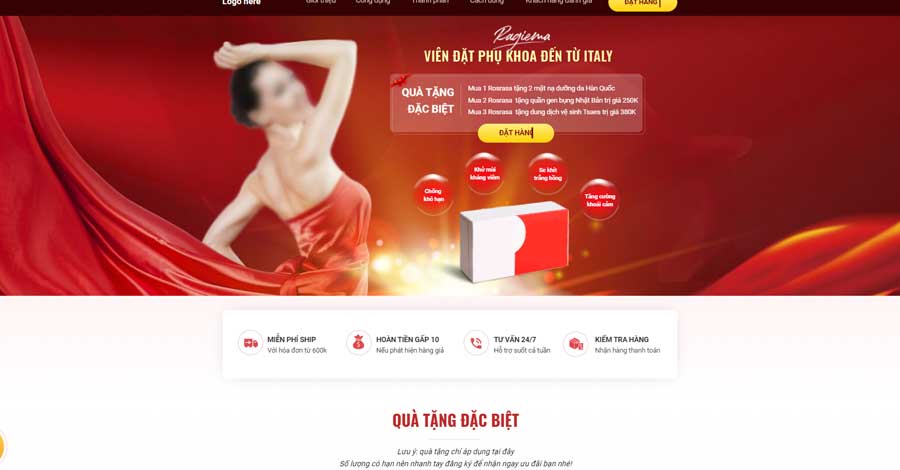 Thiết kế landing page Spa 3 1 Thiết kế landing page Spa 3