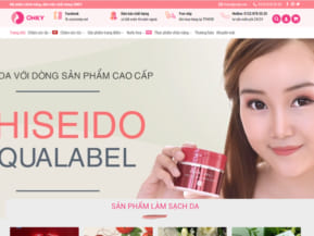 Thiết kế website bán mỹ phẩm 2