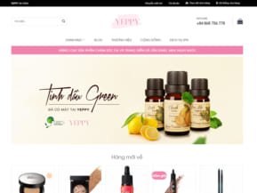 Thiết kế website bán mỹ phẩm 7
