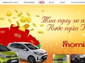 Thiết kế website bán ô tô KIA