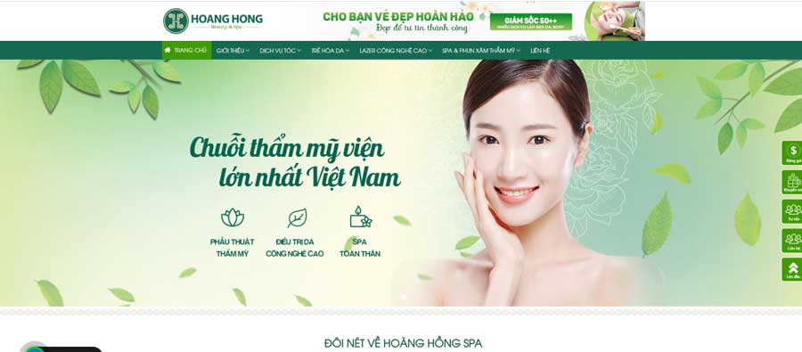Thiết kế website spa 6 1 Thiết kế website spa 6