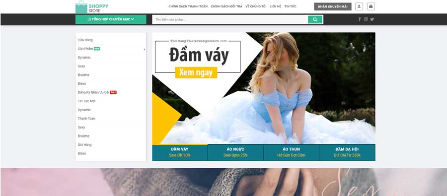 Thiết kế website thời trang 32 1 Thiết kế website thời trang 32
