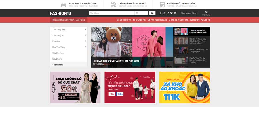 Thiết kế website thời trang 36 1 Thiết kế website thời trang 36