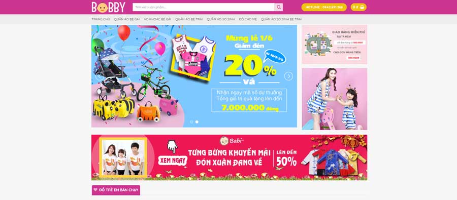 Thiết kế website thời trang 7 1 Thiết kế website thời trang 7