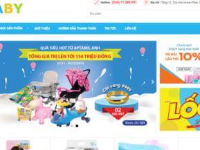 Thiết kế website bán sữa 2