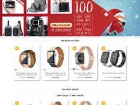 Mẫu website bán điện thoại 1