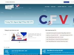Thiết kế web giới thiệu Trung Tâm Ngoại Ngữ