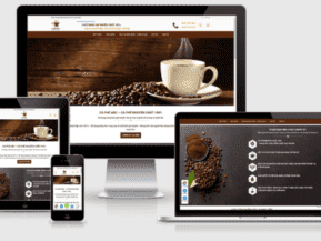 Thiết kế website bán Nông sản cafe 2
