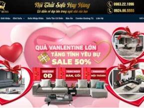Thiết kế website nội thất sofa