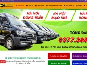 Báo Giá Thiết Kế Web Trọn Gói Không Phát Sinh Chi Phí 2025 59 Thiết kế web Limousine Hùng Cường