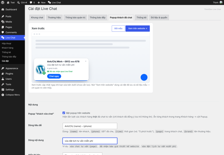 ThinhDev Live Chat — v1.2.0